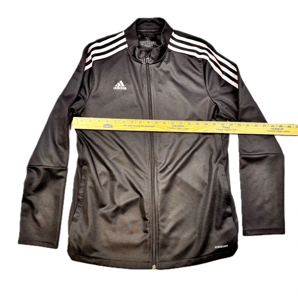 Adidas Aeroready Primegreen Mens Track Jacket Black White Stripes XL‎ 0231